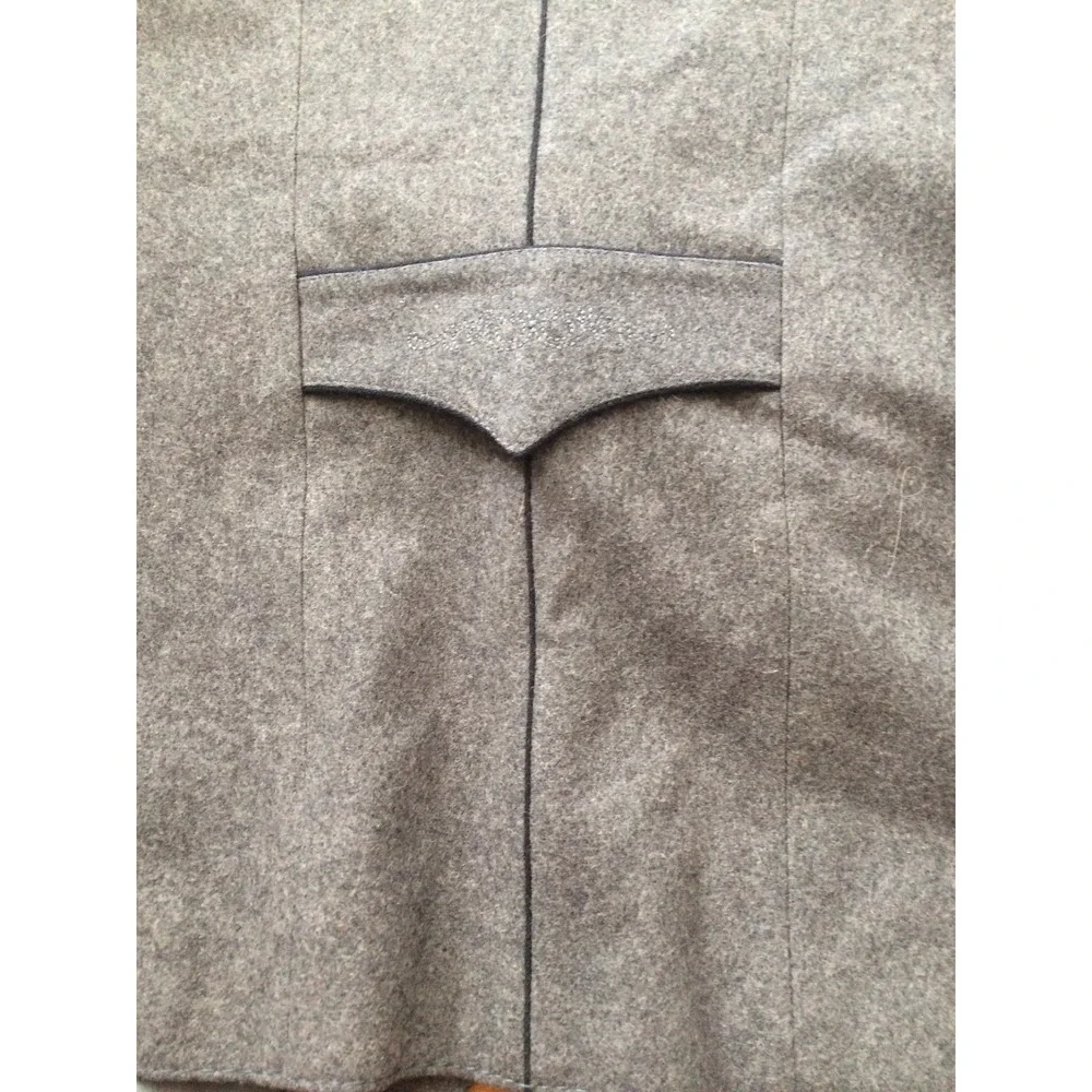 Steinadler Echter Österreichischer Loden Gray Virgin‎ Wool Lined Sz 48 Blazer